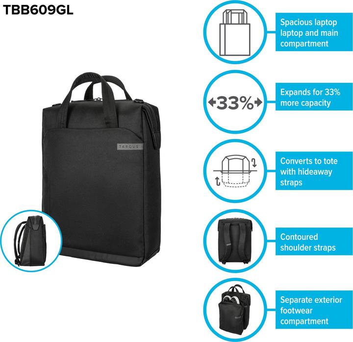 Actual product image Targus Work+ (21 l)