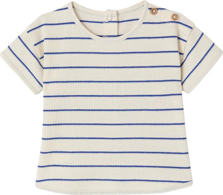 Vertbaudet Baby-Set: T-Shirt & Shorts aus Waffelpikee