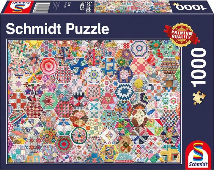 Productafbeelding Schmidt Spiele Amerikaanse Patchwork Quilt (1000 onderdelen)