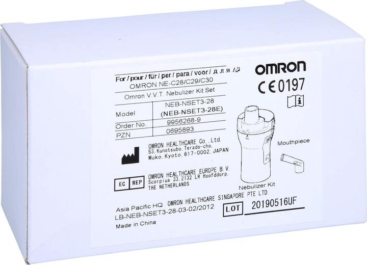 Actual product image Omron Inhaler accessories Nebuliser set for CompAir inhaler