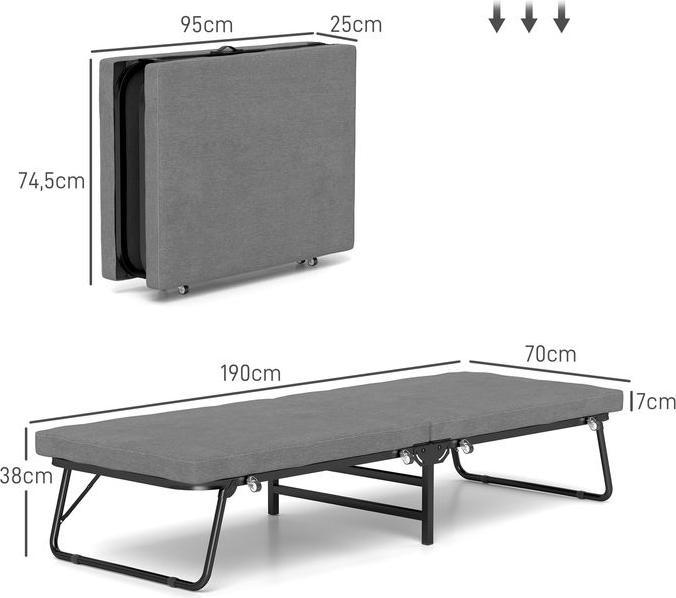 Produktbild Swisshandel24 Gästebett (190 x 70 cm)