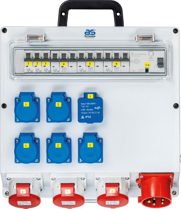 Produktbild As - Schwabe Wandverteiler mit Anbaustecker