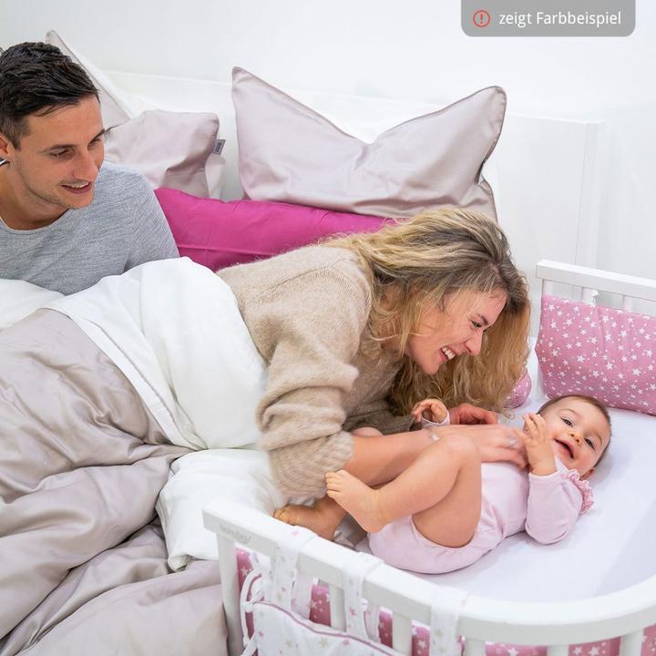 Produktbild Babybay Spannbettlaken Spannbetttuch 2er Pack Deluxe aus Jersey für (89 x 50 cm)