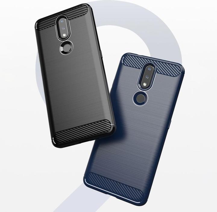 Image du produit Hurtel Etui Carbon Cover TPU pour Nokia 2.4 noir (Nokia 2.4)