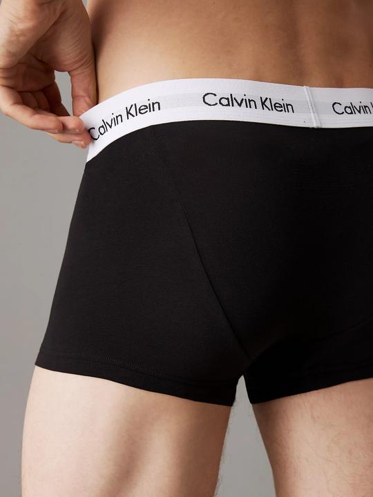 Produktbild Calvin Klein Low Rise Trunk "Cotton Stretch" weiss (M, 3er Pack)