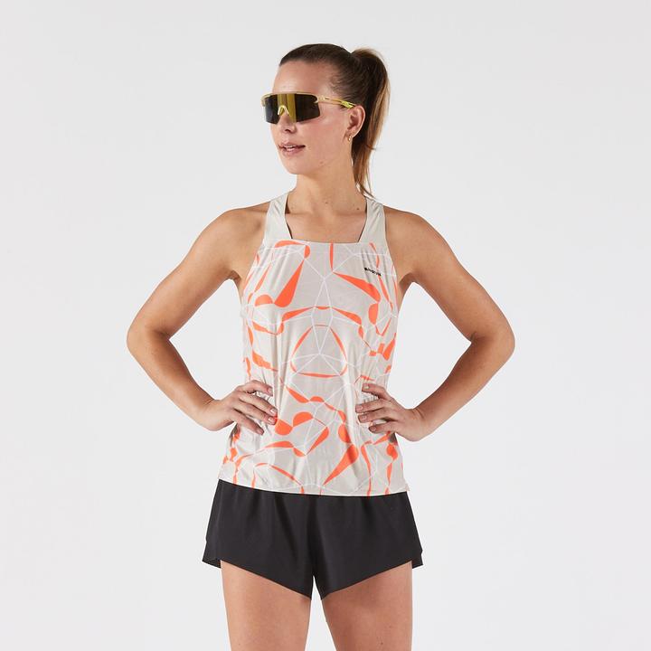Actual product image Kiprun Lauf-Tanktop Damen leicht - Run 900 Light Obvious beige/orange (XS)