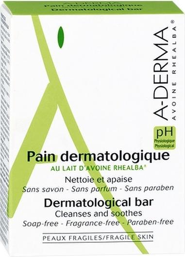 Nährwerte und Zutaten A-Derma Waschstück empfindliche Haut (Gel, 100 ml)