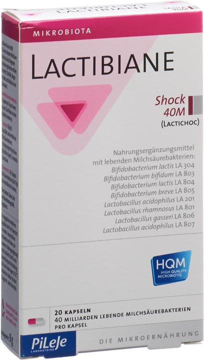 Actual product image Lactibiane Shock 40M (20 Piece, Capsules, 9 g)