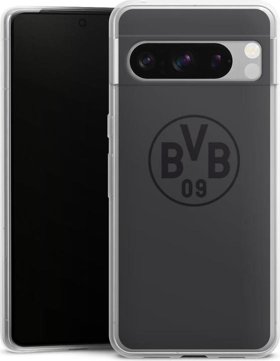 Produktbild DeinDesign Slim Case für Google Pixel 8 Pro Silikon Hülle Ultra Dünn Handyhülle BVB Borussia Dortmund Logo (Google Pixel 8 Pro)