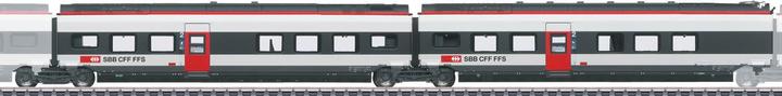 Märklin 43462 H0 Ergänzungsset 2 zu Giruno der SBB D(B9) 2.Klasse und E(B8) 2.Klasse (Spur H0)