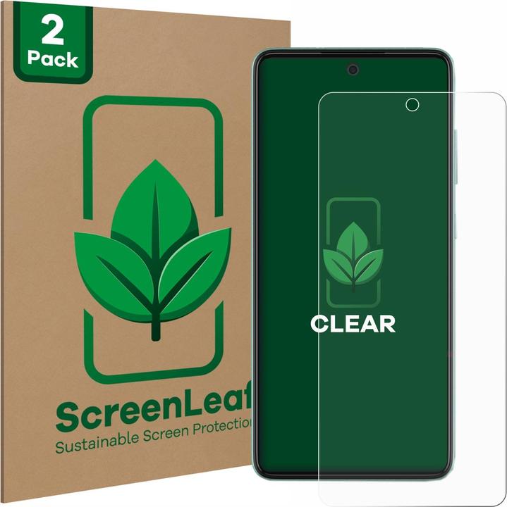 Image du produit ScreenLeaf Film de protection durable Protection d'écran Film clair transparent (2 pièce(s), Samsung Galaxy A52)
