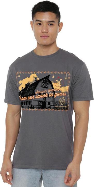 Produktbild Yellowstone Seasons Greetings From The TShirt weihnachtliches Design (4XL)