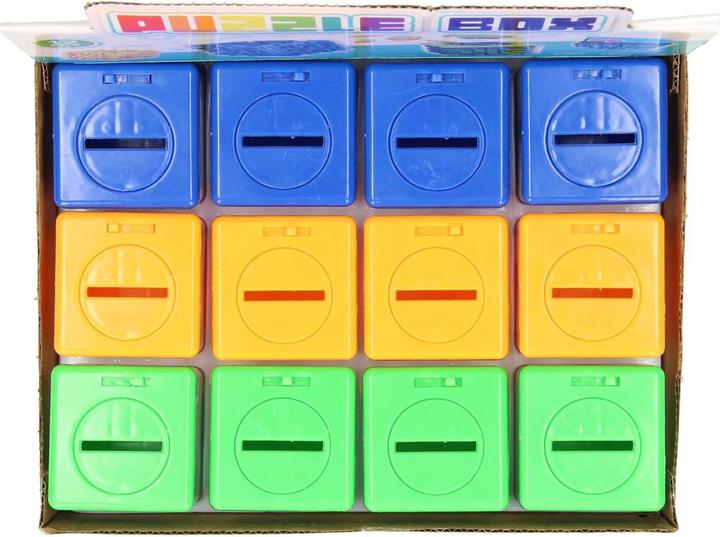 Actual product image Money box patience cube, 12 pcs.
