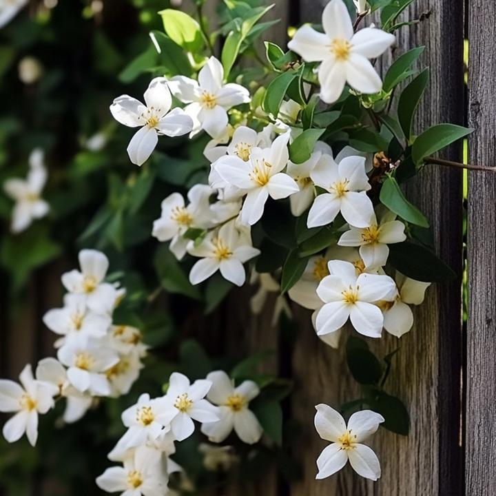Actual product image Plant in a Box Trachelospermum jasminoides 'Officinale' - Set of 6 Jasmine (25 cm)