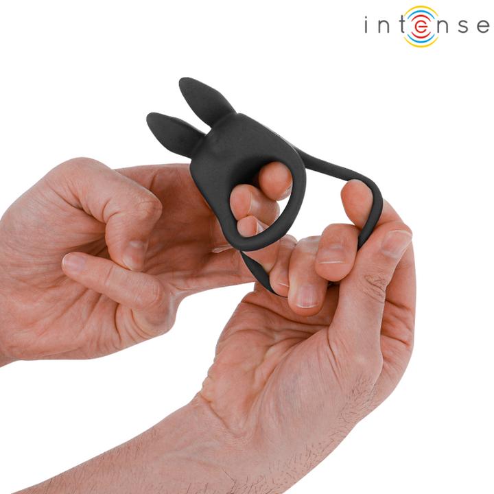 Image du produit Intense Sam Vibrator Doppel-Penisring 10 Vibrationen Schwarz