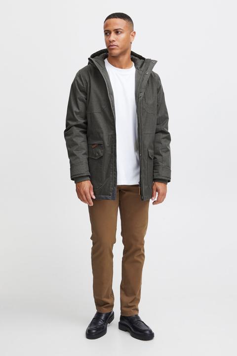 Immagine prodotto Solid Bello Giacca Lunga Invernale Giubbotto Parka All'Esterna Da Uomo Con Cappuccio (M)