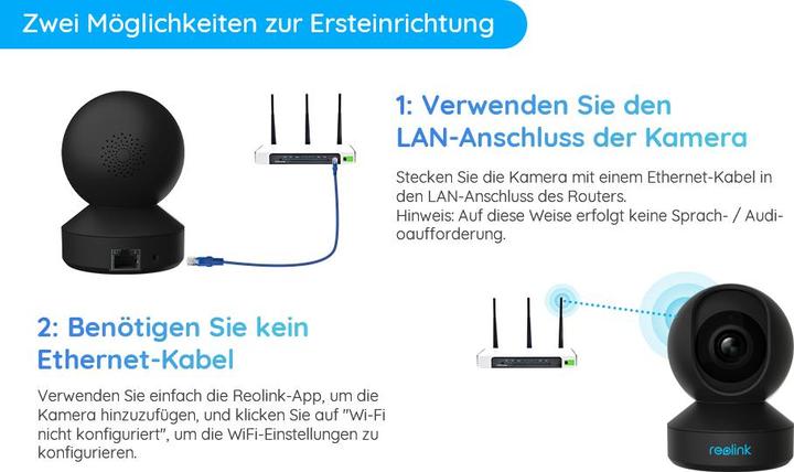 Actual product image Reolink E Series E330 WiFi Indoor (2560 x 1440 Pixels)