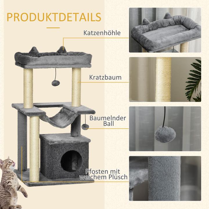Immagine prodotto Jamb Albero per gatti (90 cm, Grigio e crema)