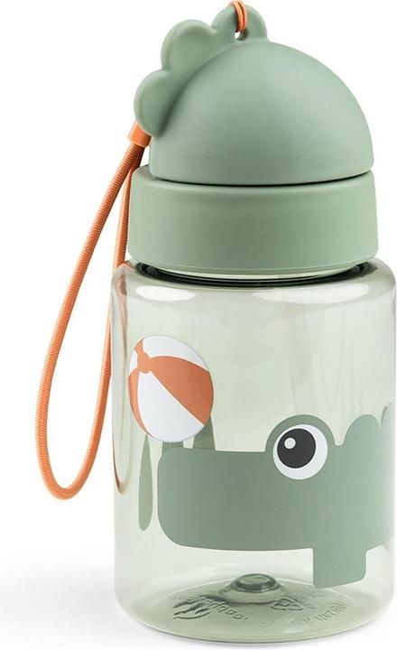 Actual product image Done by Deer Drinking bottle with straw Playground green (0.28 l)