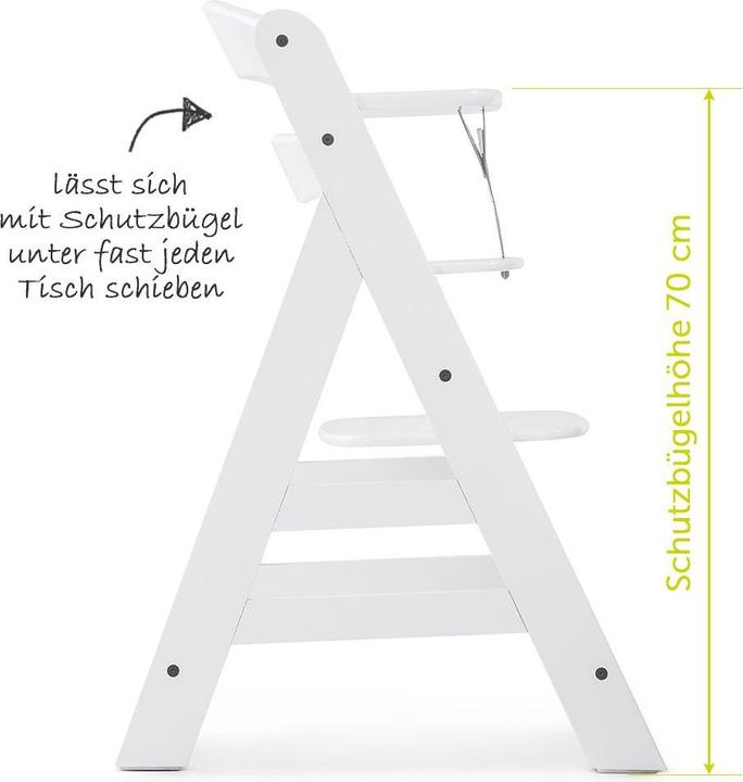 Produktbild Hauck Hochstühle Alpha Plus Weiss Newborn Set Deluxe - 4-tlg. Hochstuhl (Hochstuhl)