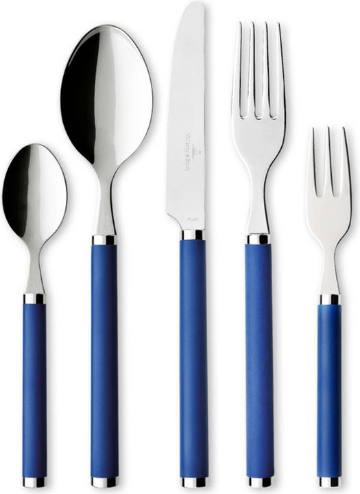 Villeroy & Boch Tafelbesteck 30tlg. Play! blue ocean (30 Stück, Besteck Set)