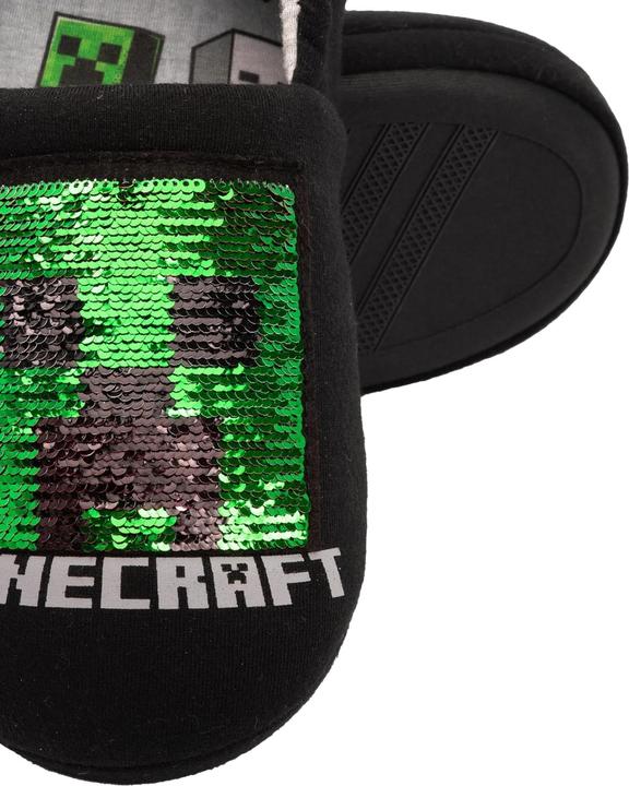 Actual product image Minecraft Boys Sequin Slippers (32)
