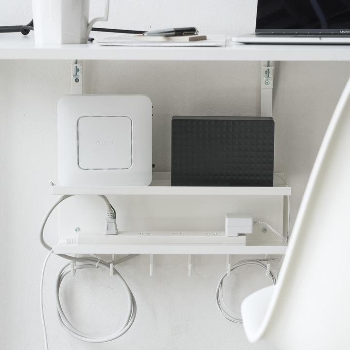 Actual product image Yamazaki Cable and router organiser