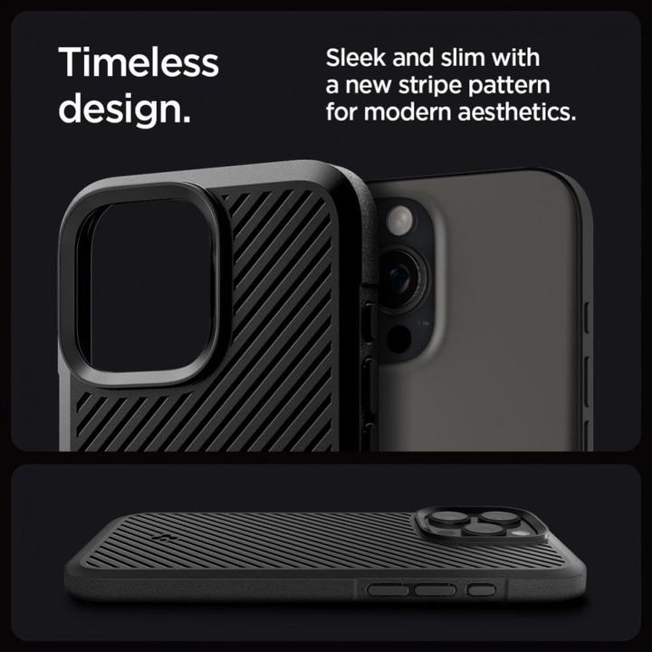 Produktbild Spigen Core Armor iPhone 16 Pro czarny/matte black ACS08157 (Apple iPhone 16 Pro)