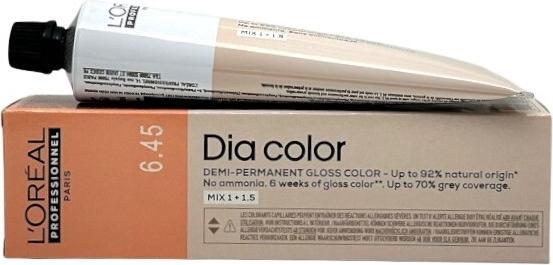 Produktbild L'Oréal Paris Loreal DIA Color 6,45 Dunkelblond Kupfer Mahagoni 60 ml (6.45 - Dunkelblond kupferfarben mahagonibraun)