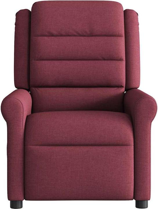 Immagine prodotto VidaXL Poltrona massaggiante Tessuto rosso vino Poltrona massaggiante TV