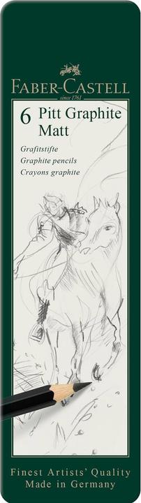 Image du produit Faber-Castell Pitt Graphite 6 pièces (2B, 10B, 8B, 6B, 12B, 4B, 6 x)