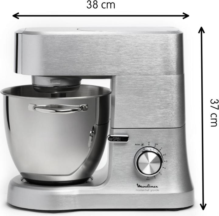 Produktbild Moulinex Küchenmaschine Masterchef Grande Silber (1500 W)