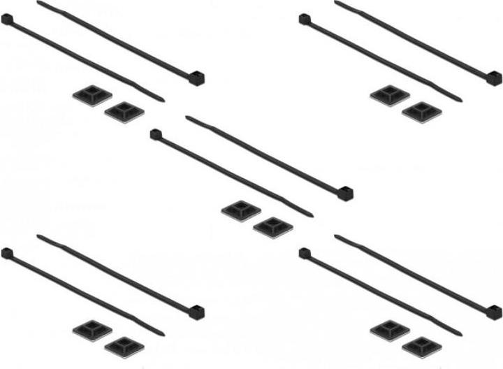Produktbild Delock Kabelbinderhalterung (Kunststoffkabelbinder, 28 mm, 10 Stk.)