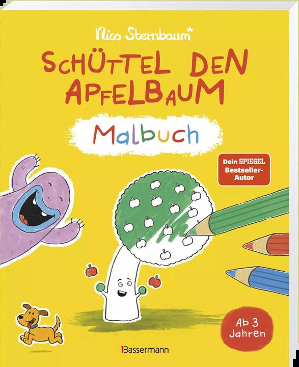 Produktbild Schüttel den Apfelbaum - Malbuch