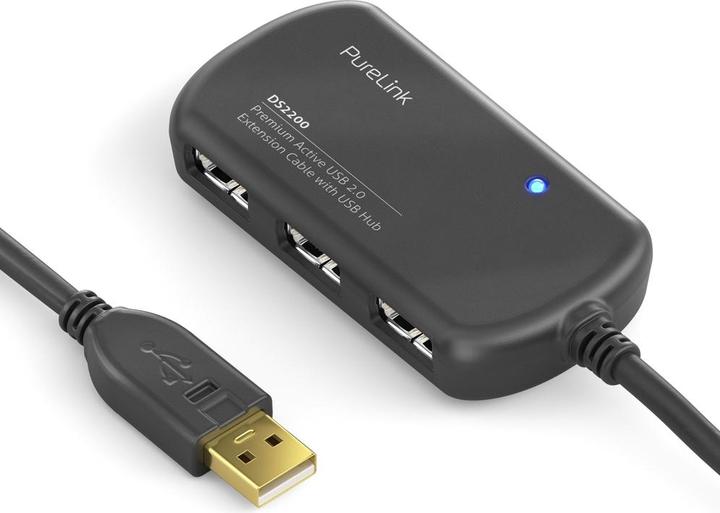 Image du produit Purelink Câble d'extension USB 2.0 DS2200-120 12 m (12 m, USB 2.0)