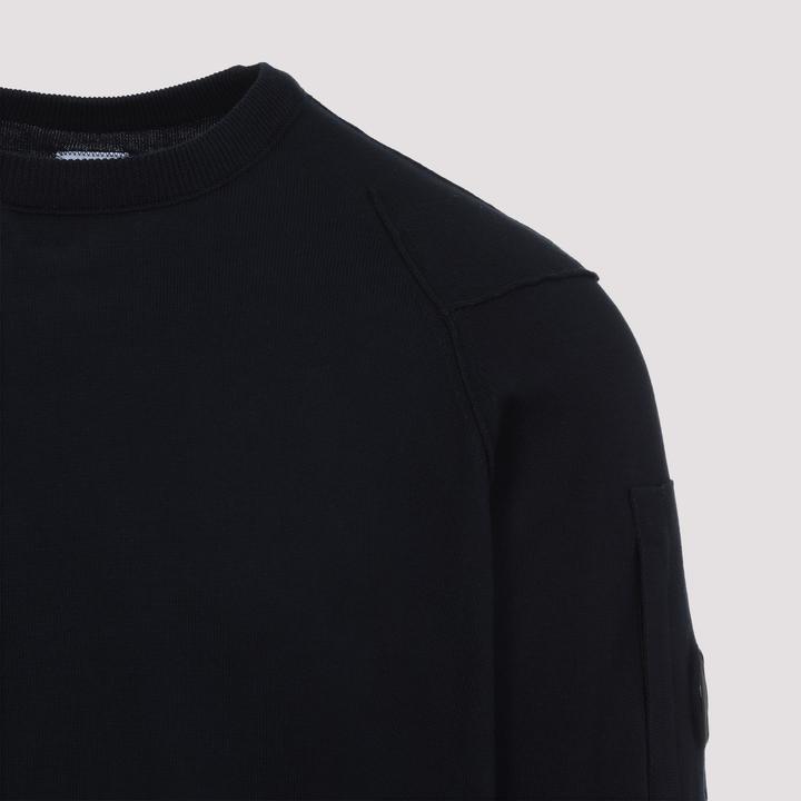 Actual product image C.P. Company Sea Island Crewneck Lens Knit (S)