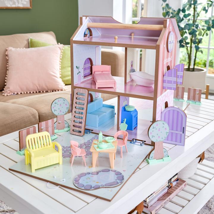 Actual product image KidKraft Play & Store Cottage Dollhouse