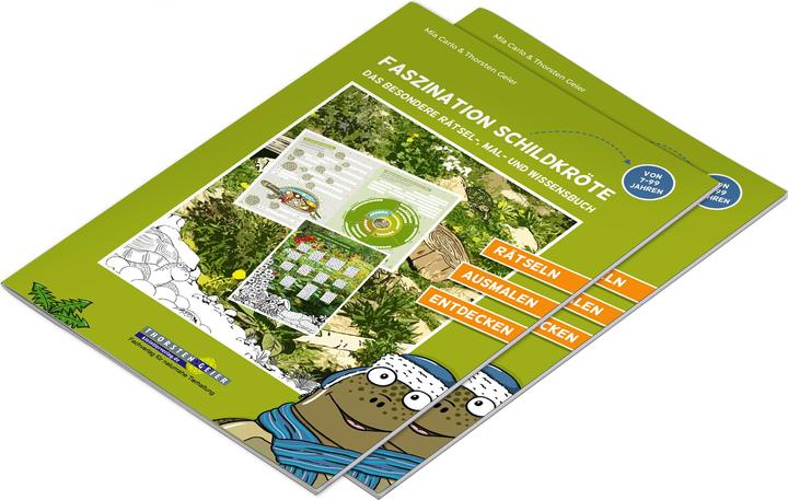 Produktbild Faszination Schildkröte - das besondere Rätsel-, Mal- und Wissensbuch