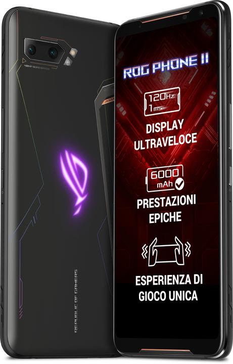 ASUS ROG Phone II (512 GB, Nero, 6.59", Doppia SIM, 48 Mpx, 4G)