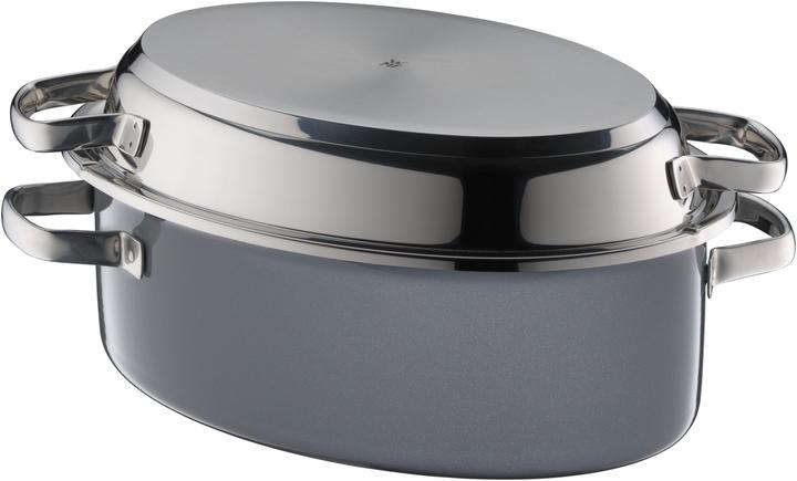 Produktbild WMF Fusiontec Mineral Multi-Bräter mit (38 cm, Bräter + Schmortopf, Edelstahl)