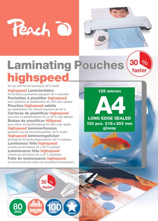 Peach Pp580-22 (A4, 100 Piece, 80 µm)