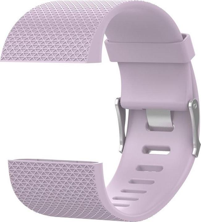 Actual product image JTI Bracelet compatible with Fitbit Surge, light purple - L (Silicone)