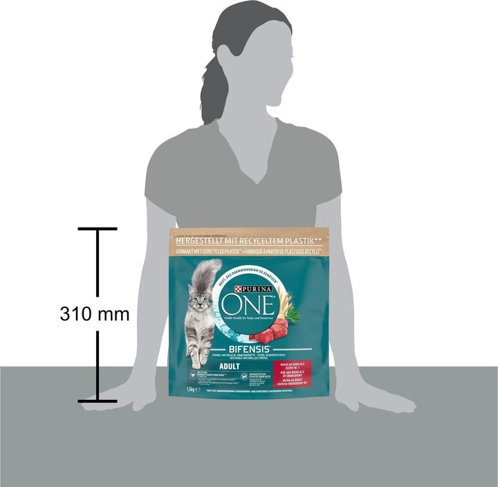 Produktbild Purina ONE Rind und Vollkorn (Adult, 1 Stk., 1500 g)
