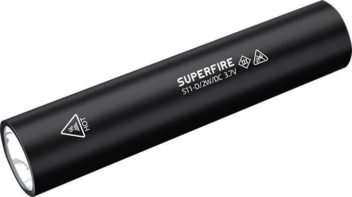 Produktbild Superfire Flashlight S11-D, 135lm, USB (11.30 cm, 135 lm)