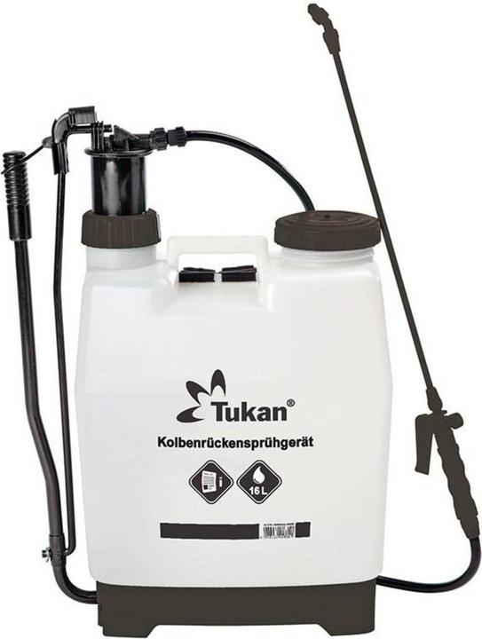 Produktbild Gloria Haus und Garten TUKAN Rückenspritze 16 Liter Gartenspritze mit gepolsterten Schultergurten (16 l)