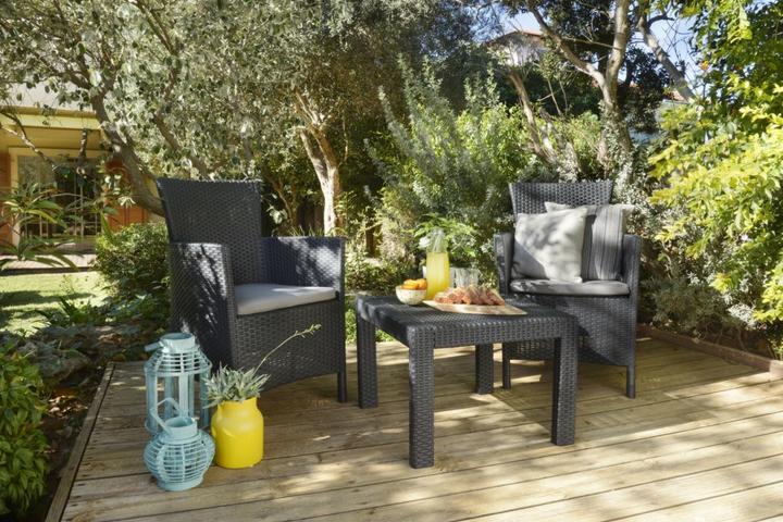Produktbild Allibert Rinkinys Gartenmöbel Rosario Balcony Graphit