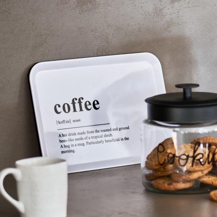 Actual product image Zeller Present Tablett Melamin Coffee 30.5x22 cm