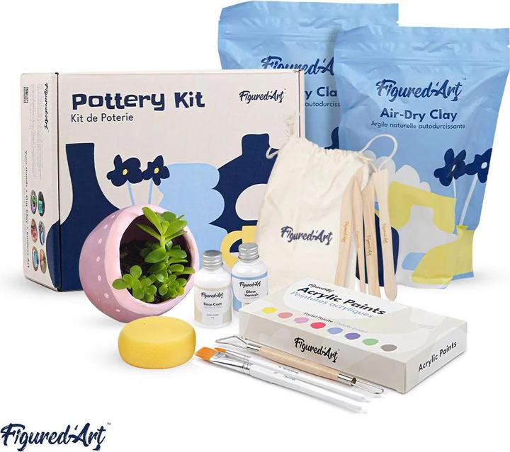 Immagine prodotto Figured'Art Set di ceramica con argilla