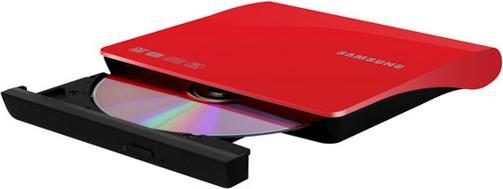 Produktbild Samsung SE-208DB, Externes CD/DVD Laufwerk, red (DVD Laufwerk)