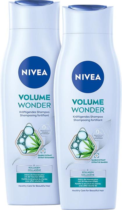 Immagine prodotto NIVEA Volume & Strength pH-Optimal Shampoo DUO (500 ml, Shampoo liquido)